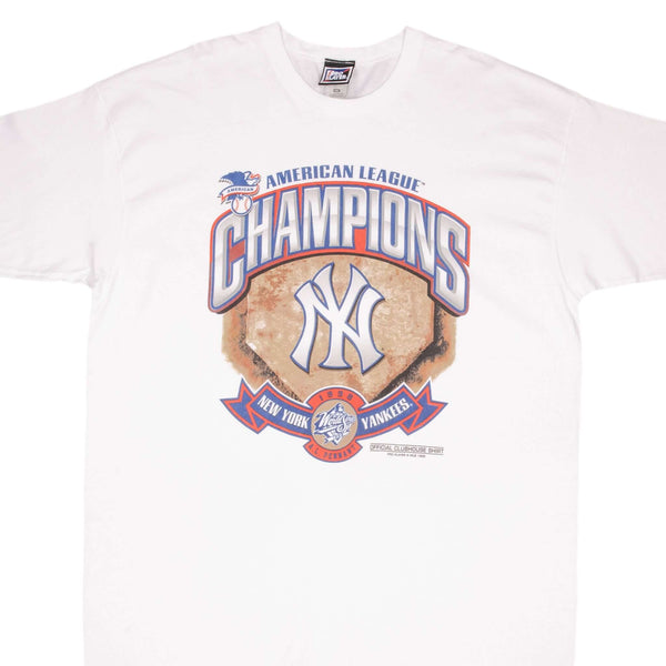 Vintage Mlb New York Yankees American League Champions 1998 Tee Shirt Size 2XL