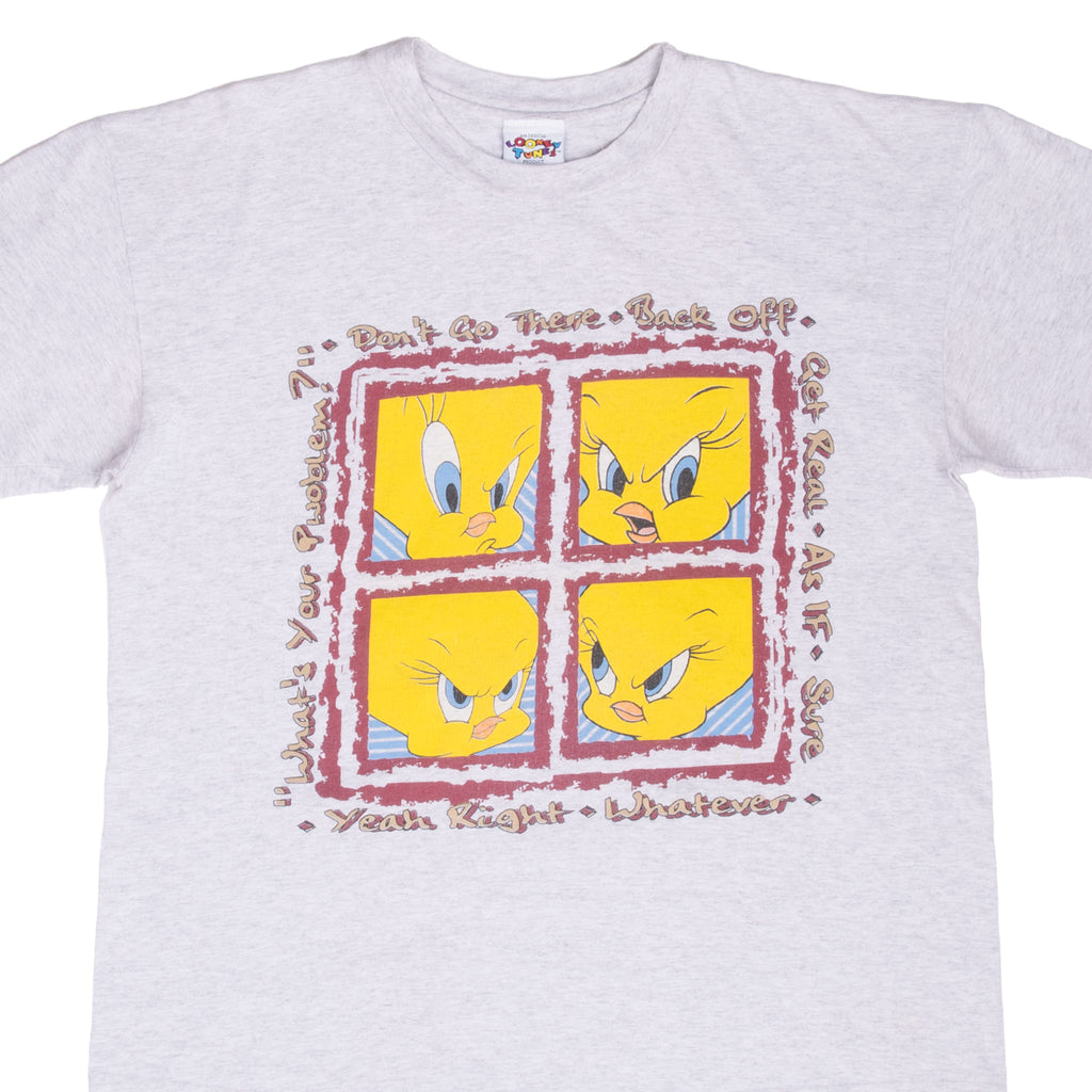 Vintage Looney Tunes Tweety 1995 Tee Shirt Size XL Made In Usa