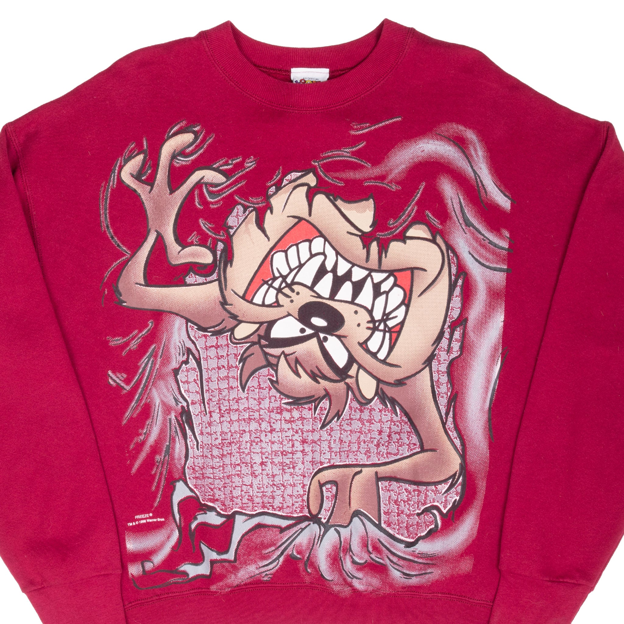 Vintage Looney Tunes Taz 1996 Sweatshirt Size XL Made In Usa