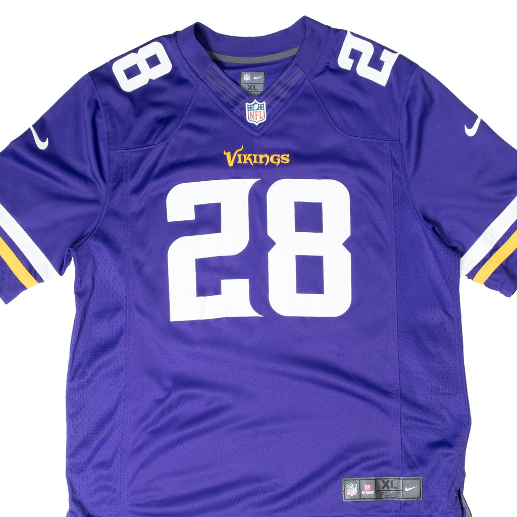 VINTAGE NFL MINNESOTA VIKINGS PETERSON #28 NIKE JERSEY 2000S SIZE XL
