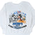 Front of white Disney sweatshirt with Mickey Mouse 60th birthday graphic