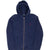 Vintage Ralph Lauren Full Zip Classic Navy Blue Hoodie Sweatshirt Size Large