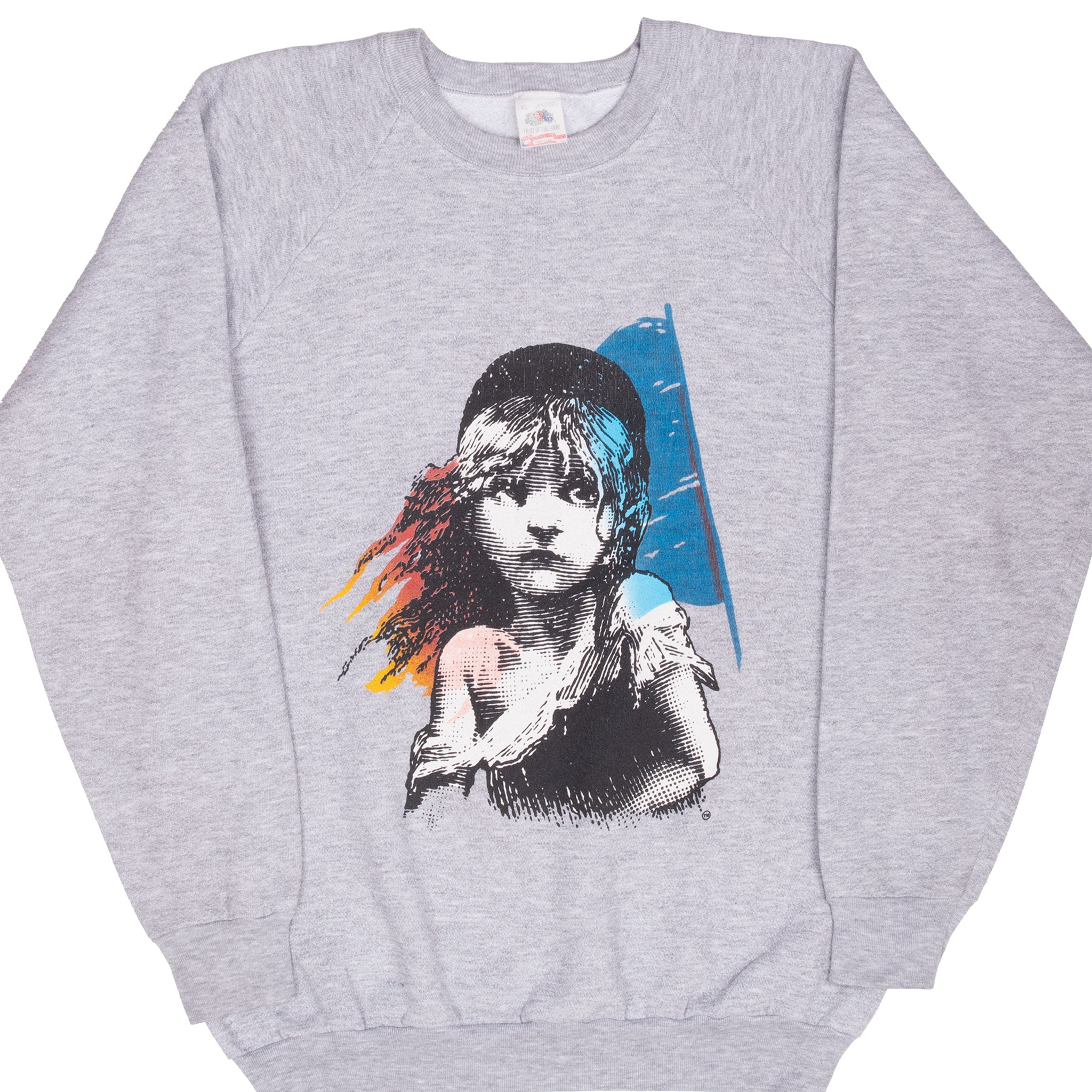 Vintage Les Miserables Sweatshirt 1986 Size Large Made In Usa