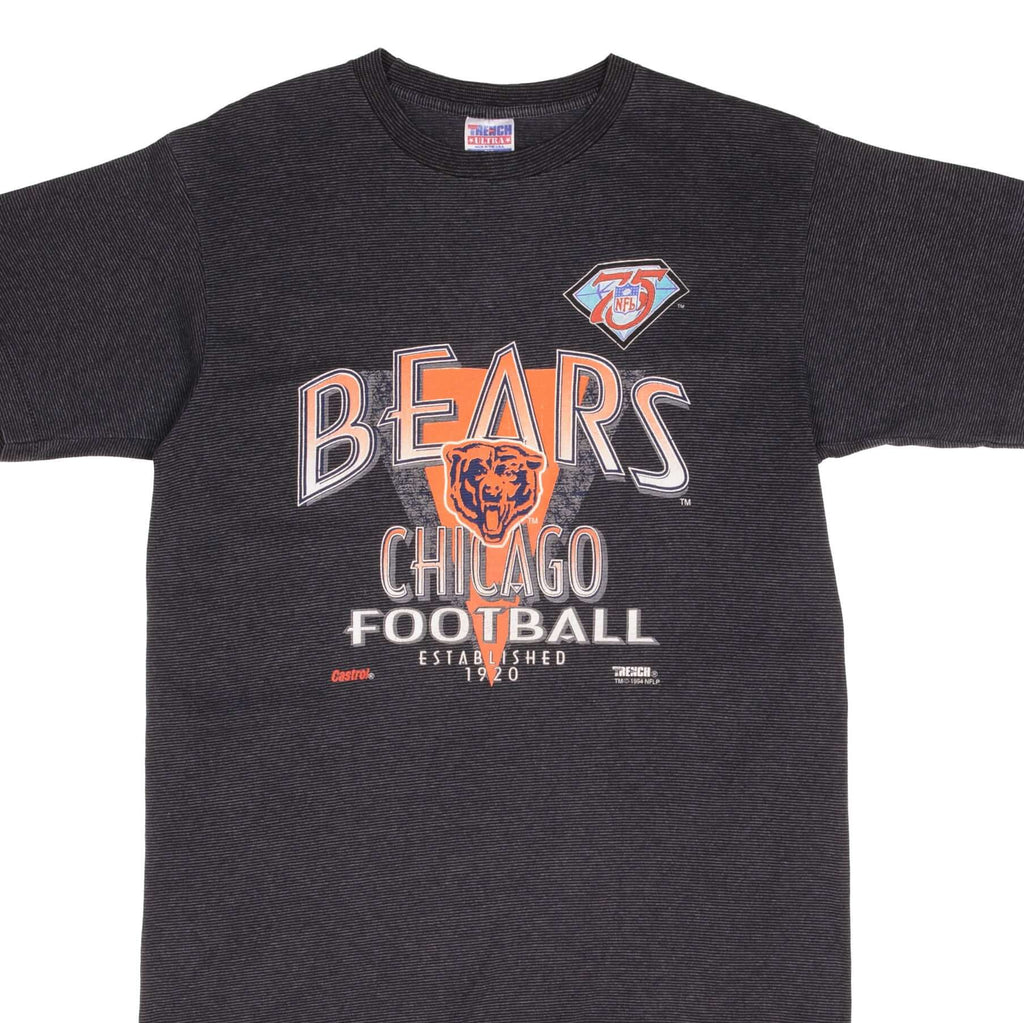 Vintage NFL Chicago Bears 1994 Tee Shirt Size XL Made In USA With Single Stitch Sleeves