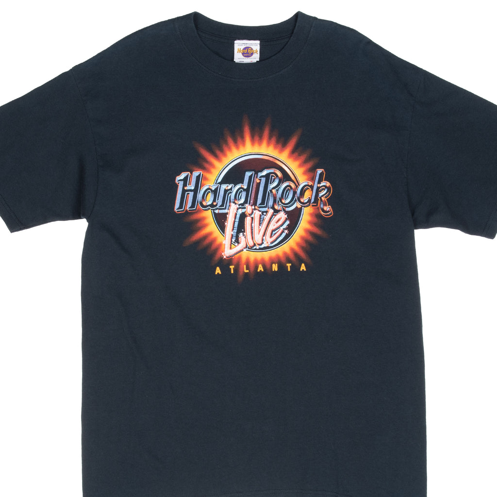 Vintage Hard Rock Cafe Live Atlanta 2000S Tee Shirt Size Large
