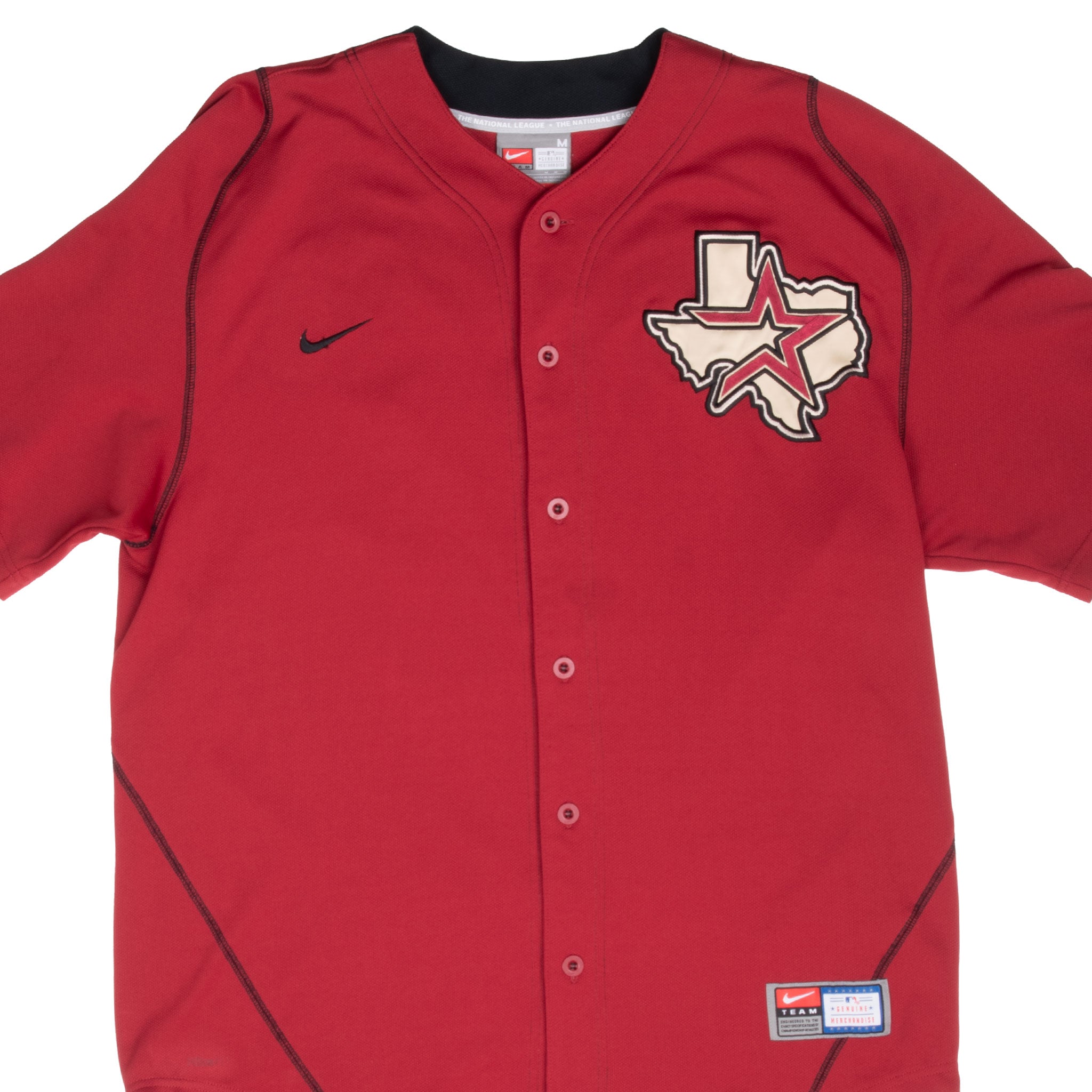 VINTAGE MLB HOUSTON ASTRO LEE #45 NIKE JERSEY 2000S MEDIUM