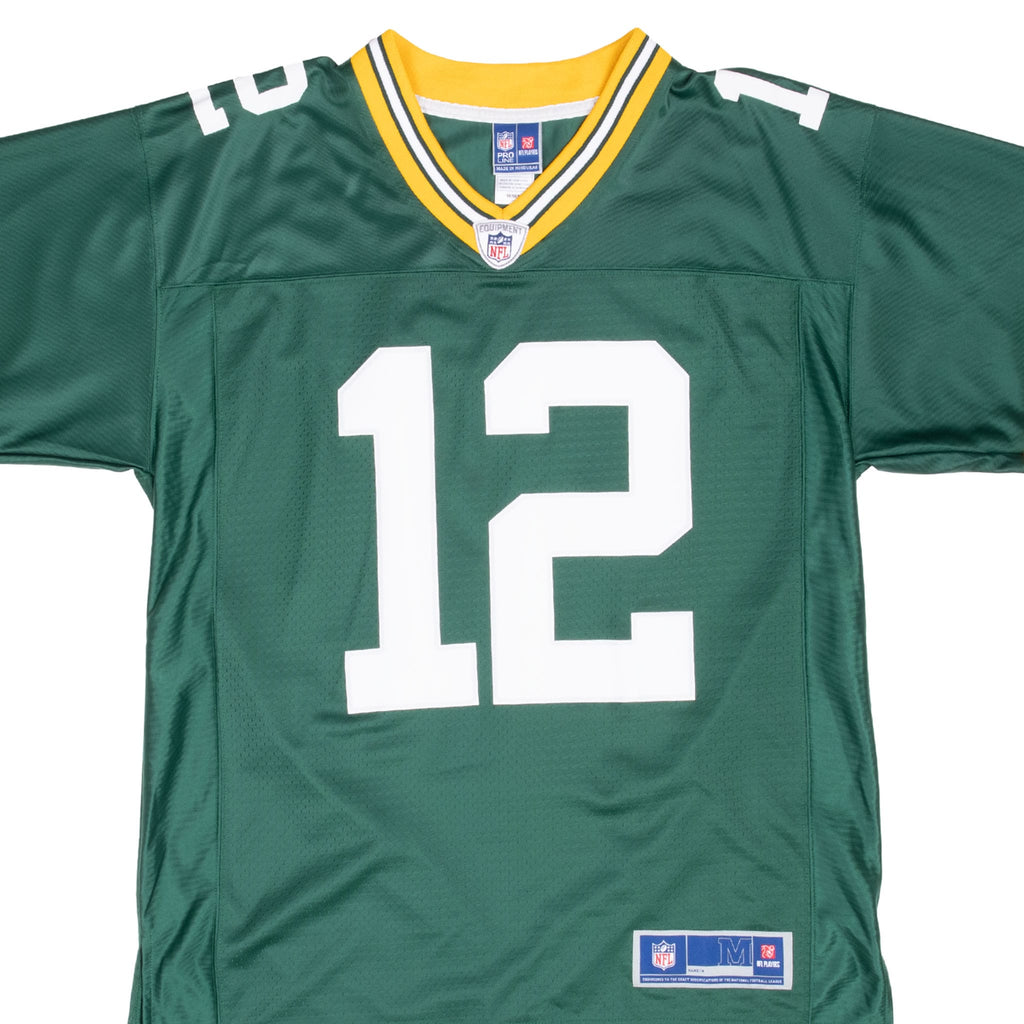 Vintage Nfl Green Bay Packers Aaron Rodgers #12 Jersey 2000S Size Medium