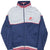 Vintage Nike Classic Swoosh Blue Label Grey Full Zip Tracksuit Sweatshirt 1980S Size XL
