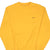 Vintage Nike Classic Swoosh Yellow Sweatshirt 2000S Size Large