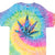 Vintage Tie Dye Rainbow Weed Tee Shirt 2000S Size Medium