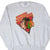 Front of gray Portland Winter Hawks sweatshirt with large multicolor team graphic