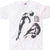 Vintage Olympics Team Usa Diving All Over Print Tee Shirt Size Large Made In Usa With Single Stitch Sleeves