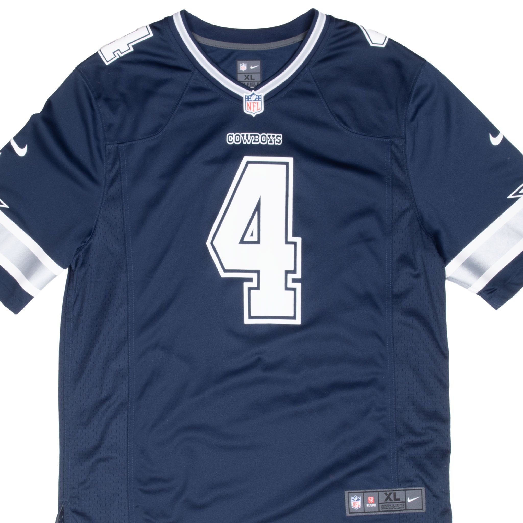 VINTAGE NFL DALLAS COWBOYS PRESCOTT #4 NIKE JERSEY 2015 SIZE XL