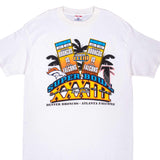 Vintage NFL Atlanta Falcons VS Denver Broncos Super Bowl XXXIII 1999 Tee Shirt Size Large Made in USA With Single Stitch Sleeves