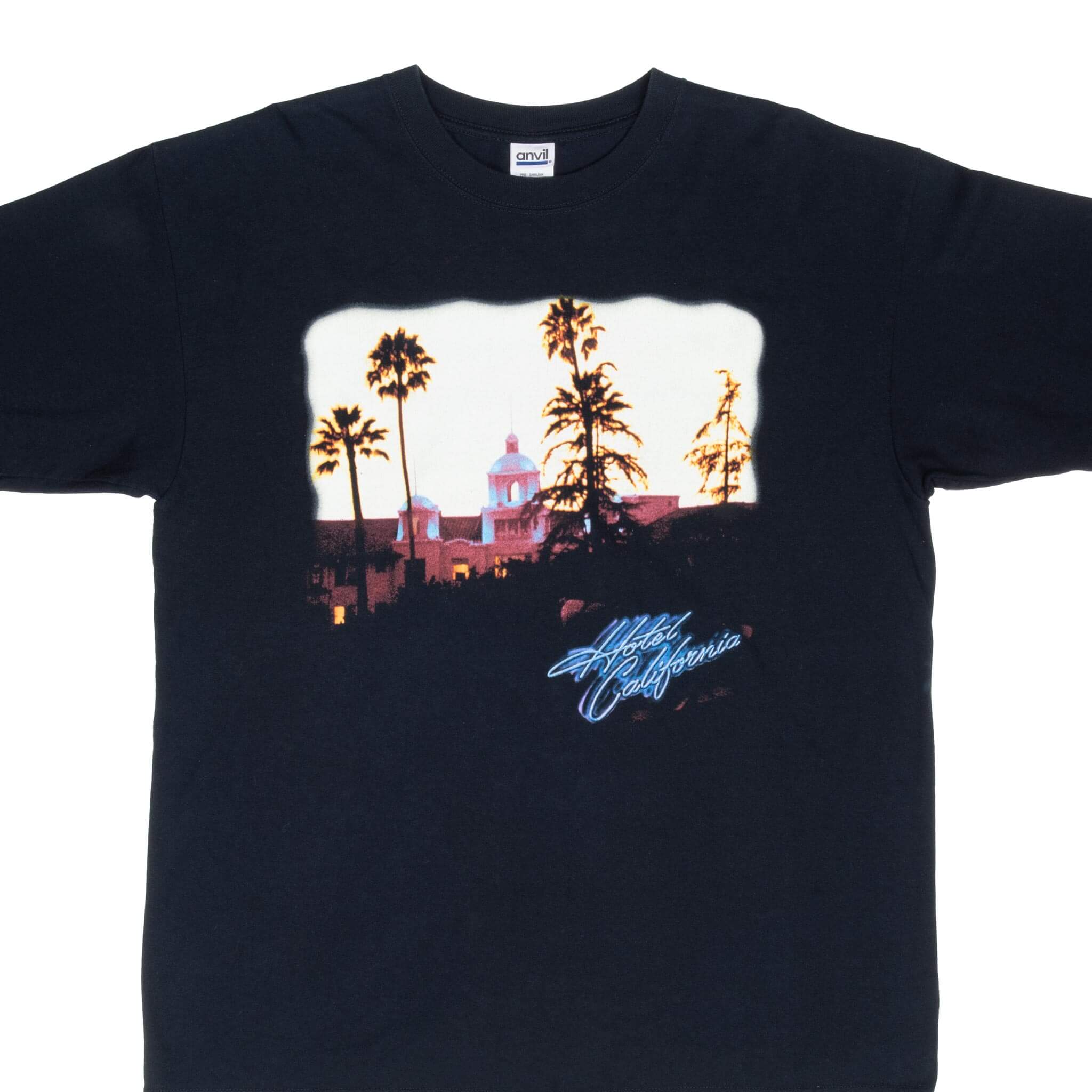 Vintage Eagles Hotel California 2005 Black Tee Shirt Size XL