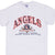 Vintage Mlb California Angels Tee Shirt 1993 Medium Made In Usa With Single Stitch Sleeves