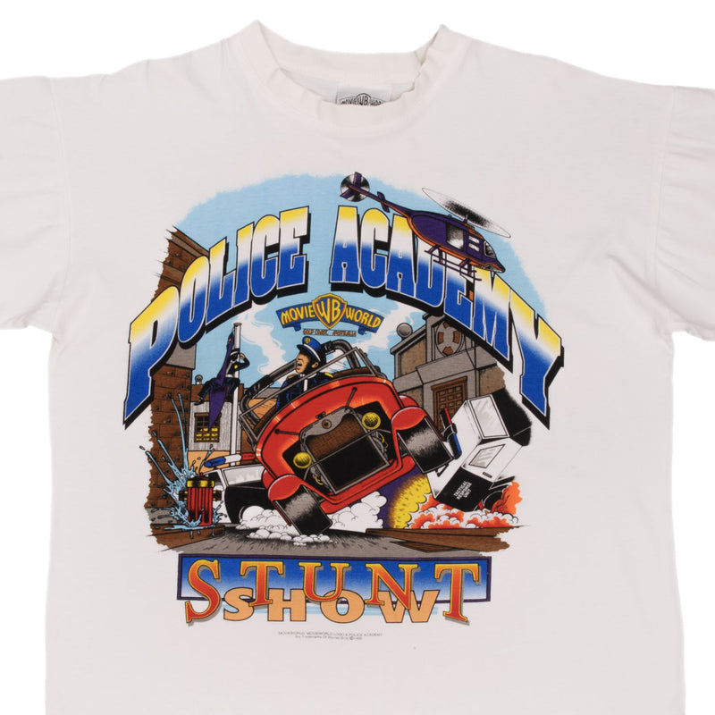 Vintage Warner Bros World Australia Stunt Show 1995 Tee Shirt Size XL