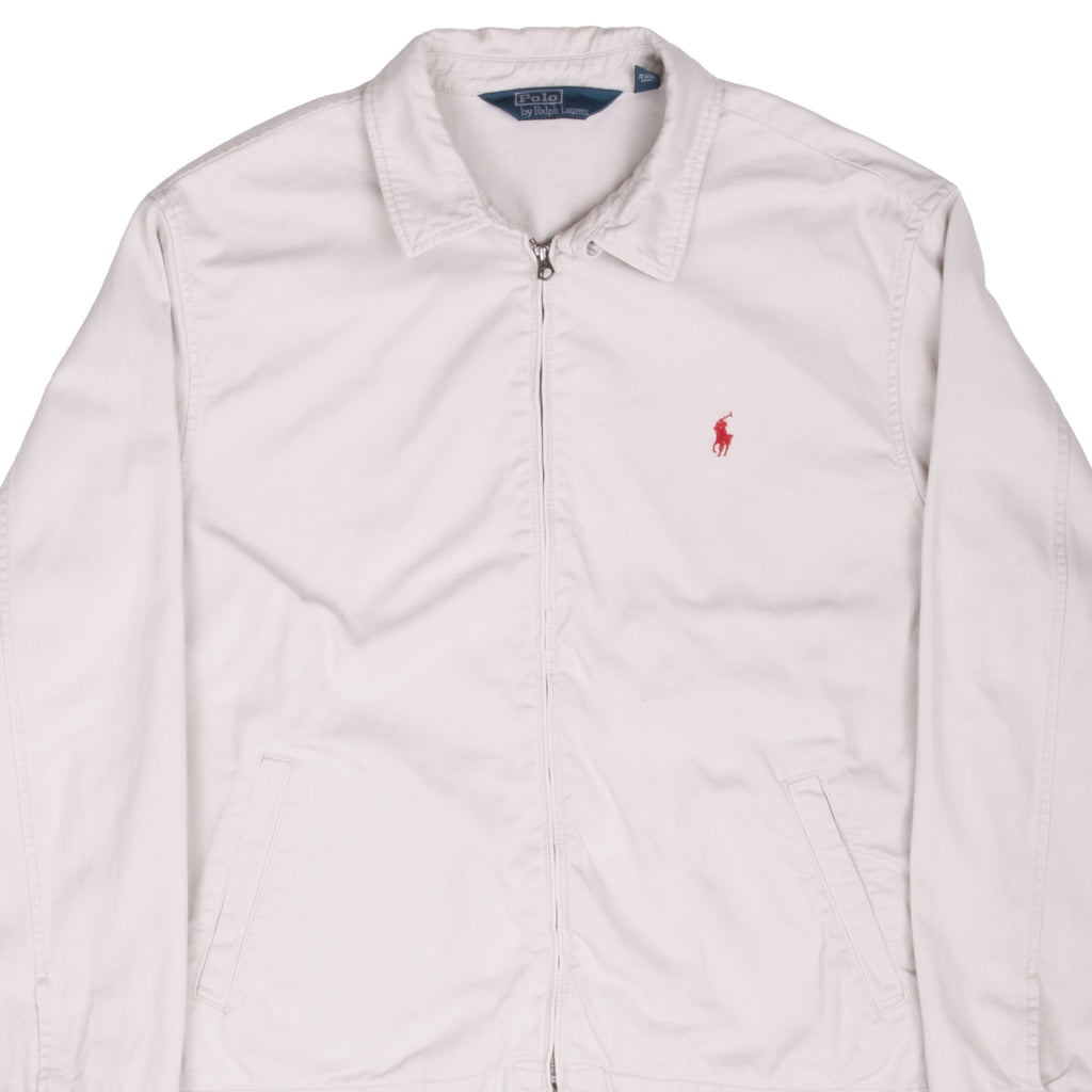 Vintage Polo Ralph Lauren Beige Harrington Golf Jacket 1990S Size XL