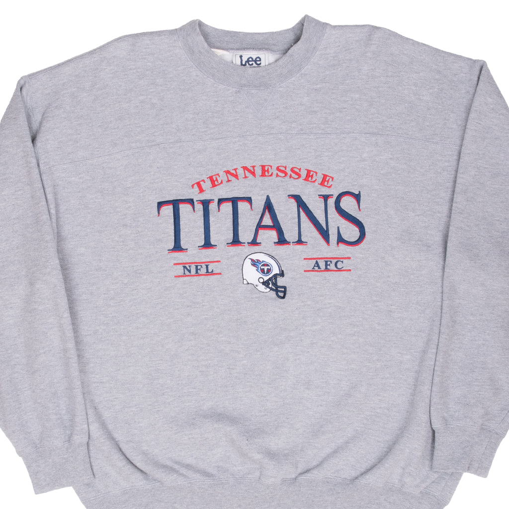 Vintage Nfl Tennessee Titans Embroidered Sweatshirt 1990S Size XL
