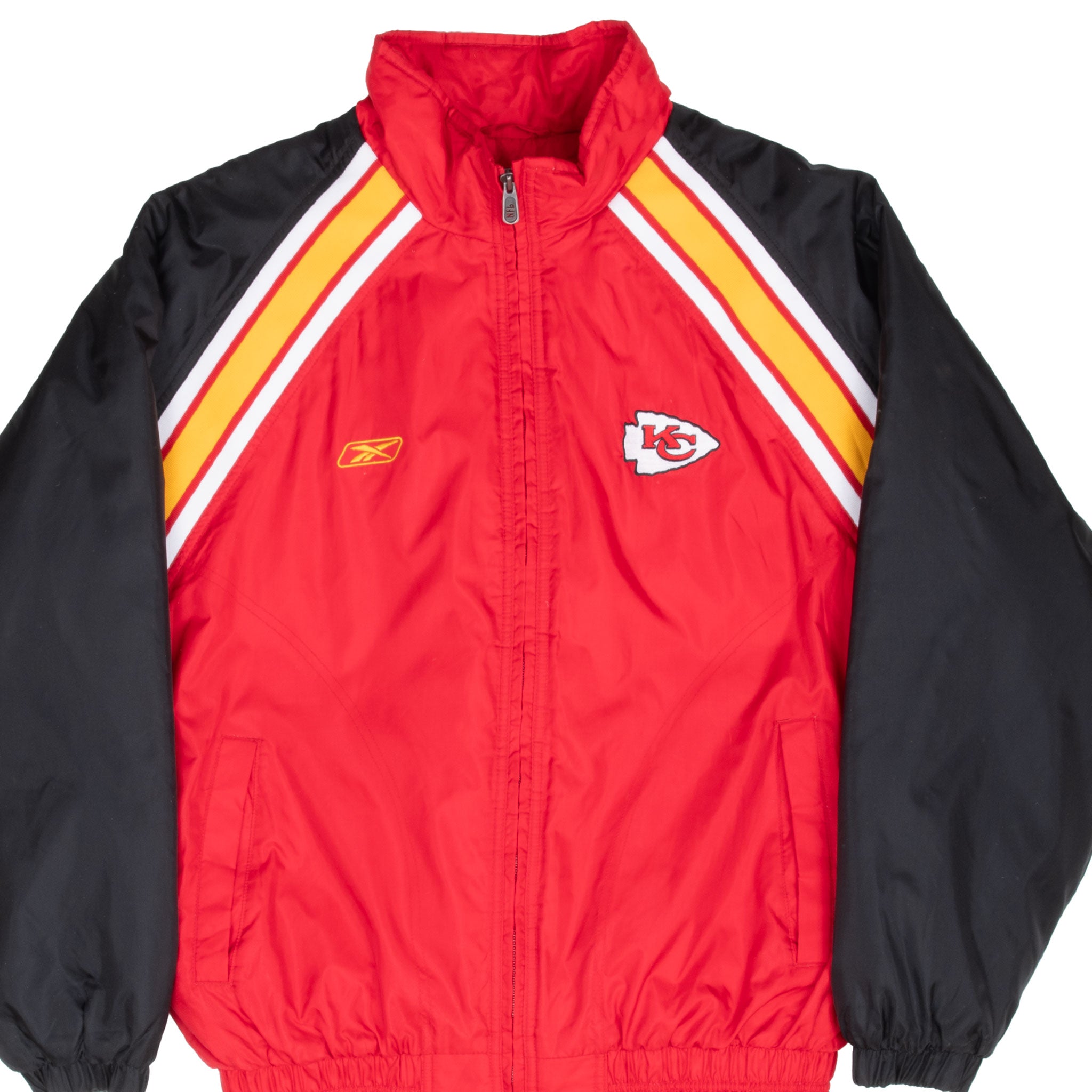 Vintage Nfl Kansas City Chiefs Reebok Windbreaker Jacket 1990S Size Medium