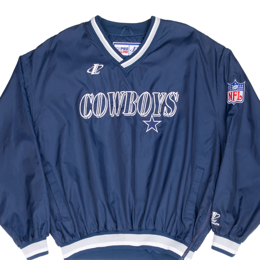 Vintage Nfl Dallas Cowboys Logo Athletic Pullover Jacket 1990S Size XL