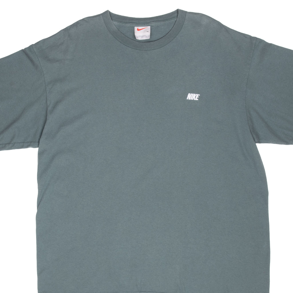 Vintage Nike Sage Green Tee Shirt Late 1990S Size Xl