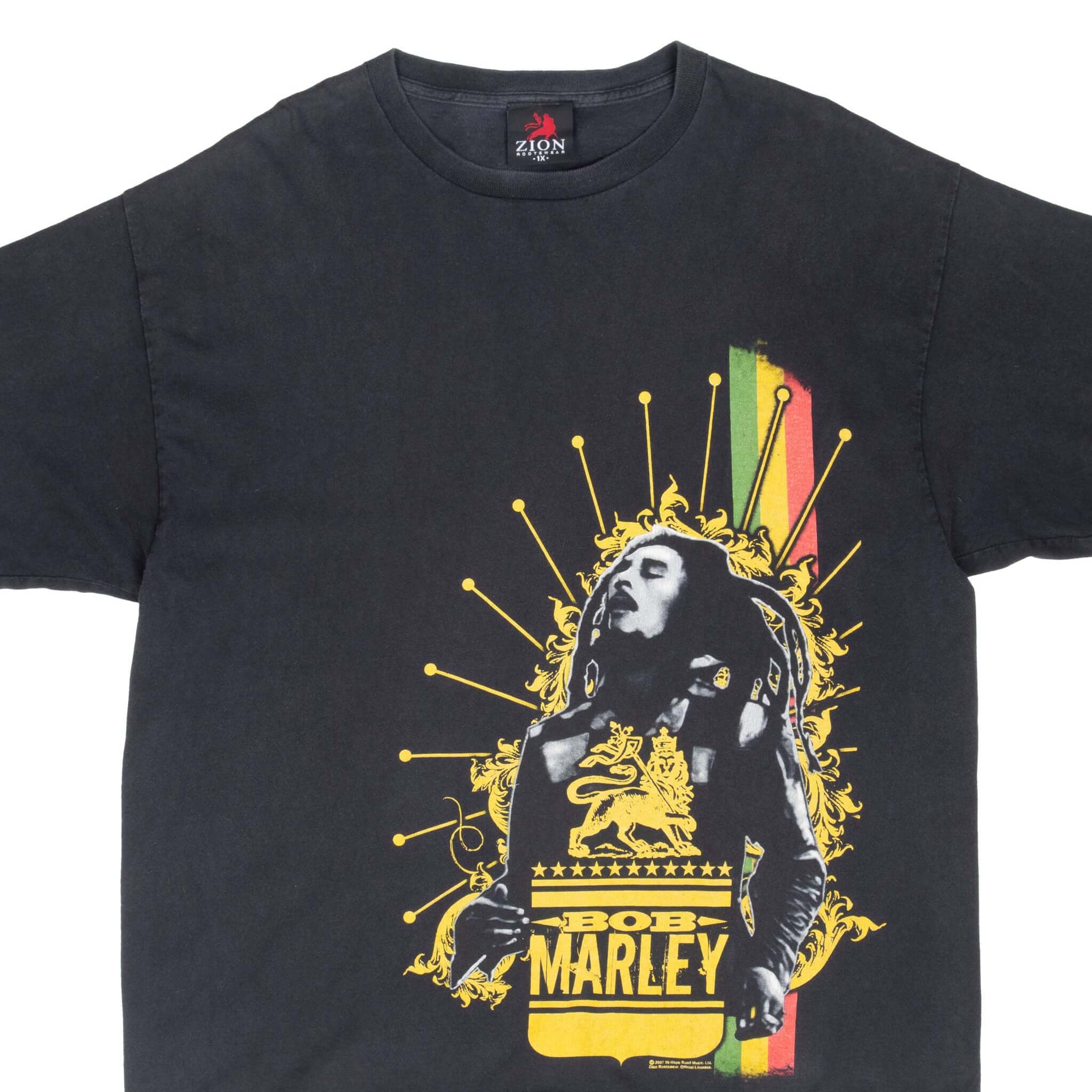 VINTAGE BOB MARLEY 2007 TEE SHIRT XL MADE IN USA