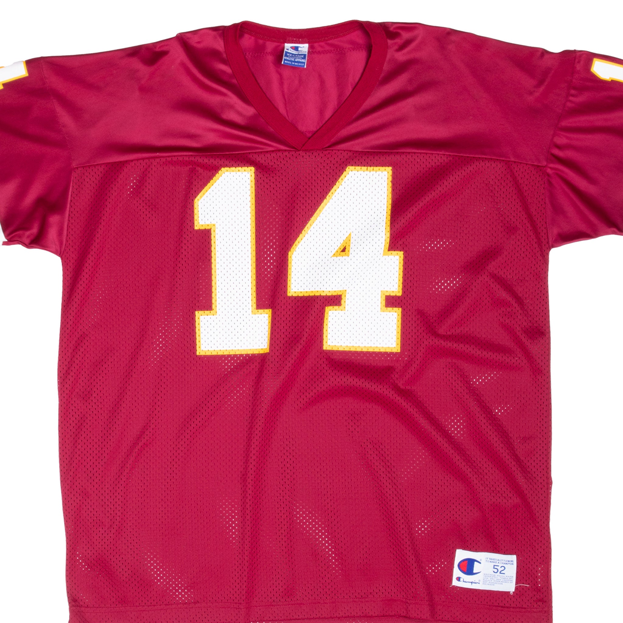 Vintage Nfl Washington Redskins Brad Johnson #14 Champion Jersey 1990S Size 2XL