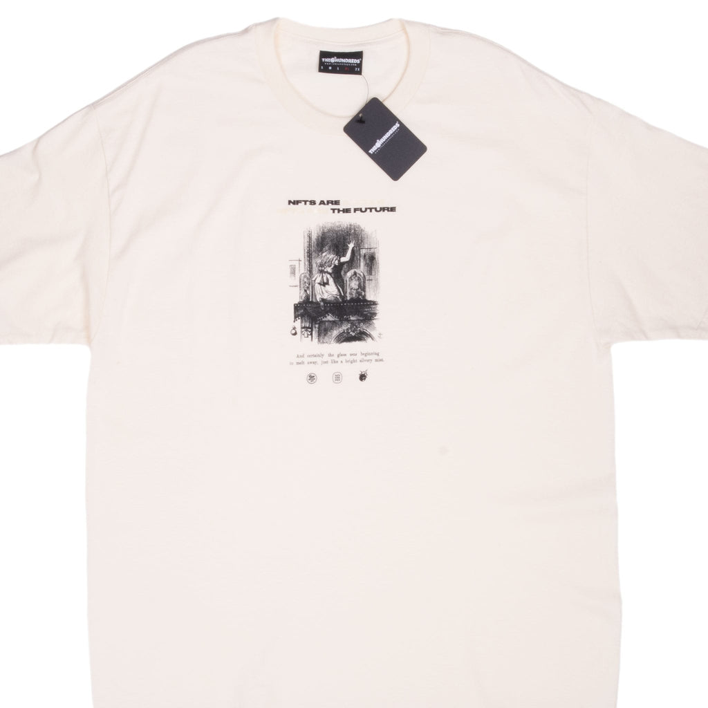THE HUNDREDS NFTS ARE THE FUTURE IVORY TEE SHIRT SIZE XL DEADSTOCK