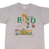 Vintage Nba Boston Celtics Larry Bird 1980S Tee Shirt Size Large Made In USA With Single Stitch Sleeves
