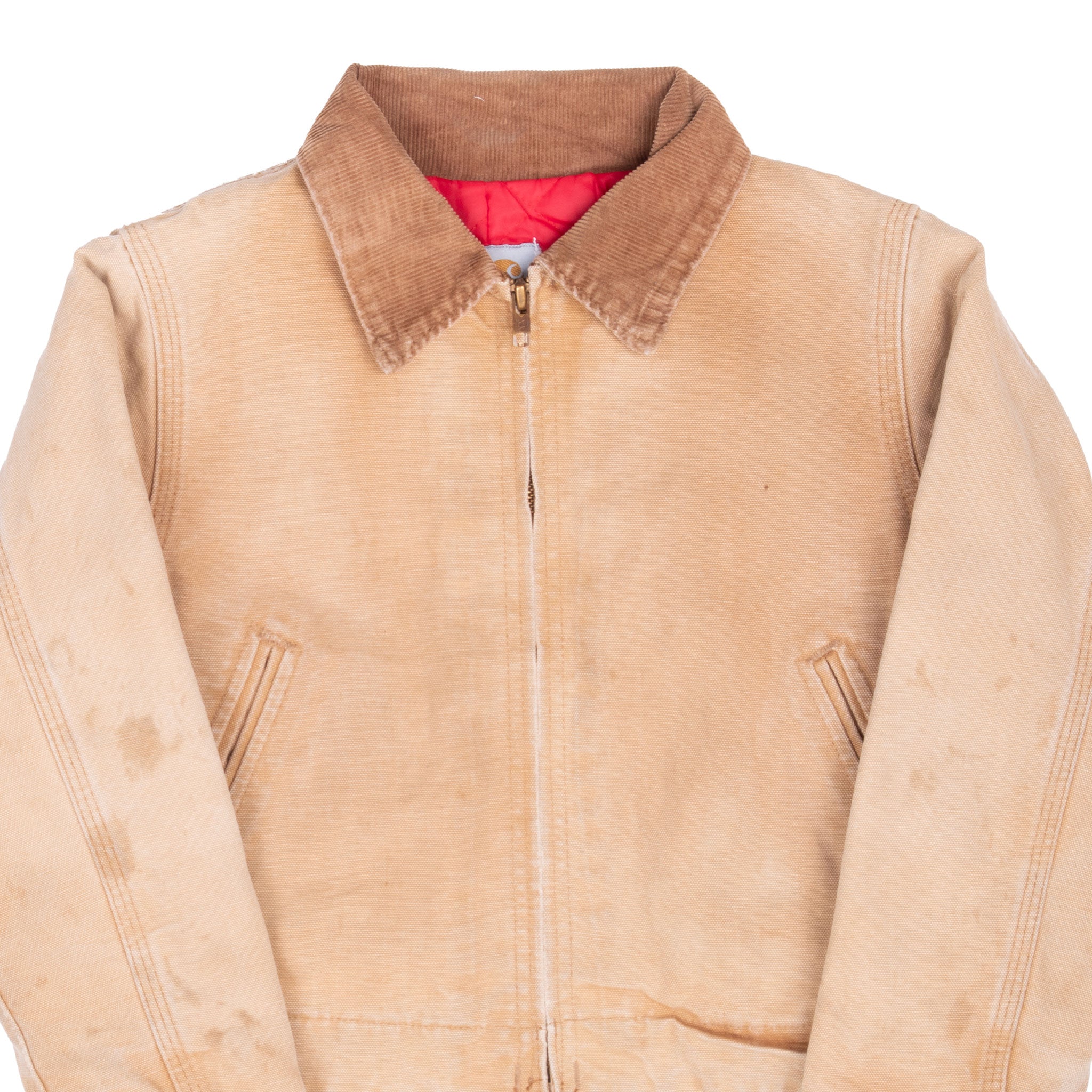 Vintage Carhartt Detroit Style Worker Kids Jacket 1990S Size 8YRS Made Usa