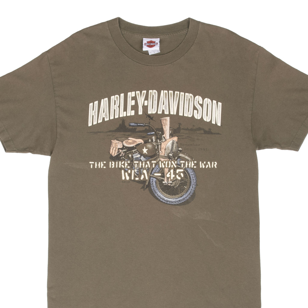 Vintage Harley Davidson Honolulu Hawaii 2011 Tee Shirt Size Large