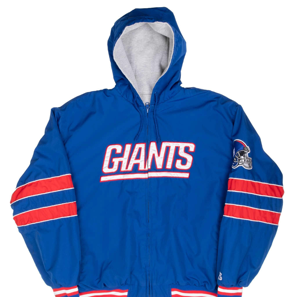 Vintage Nfl New York Giants Reversible Windbreaker Jacket 2000S Size 2XL