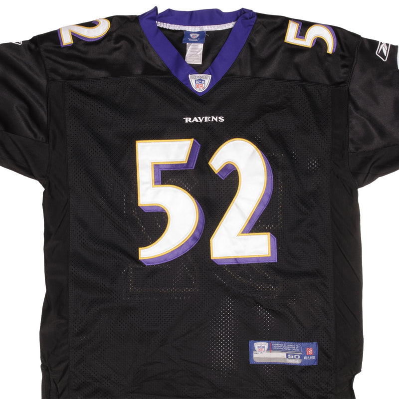 Vintage NFL Baltimore Ravens R Lewis #52 Reebok Jersey 2000S Size 50