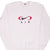 Vintage Nike Air Big Center Swoosh Cream Sweatshirt 1990S Size XL Made In Usa