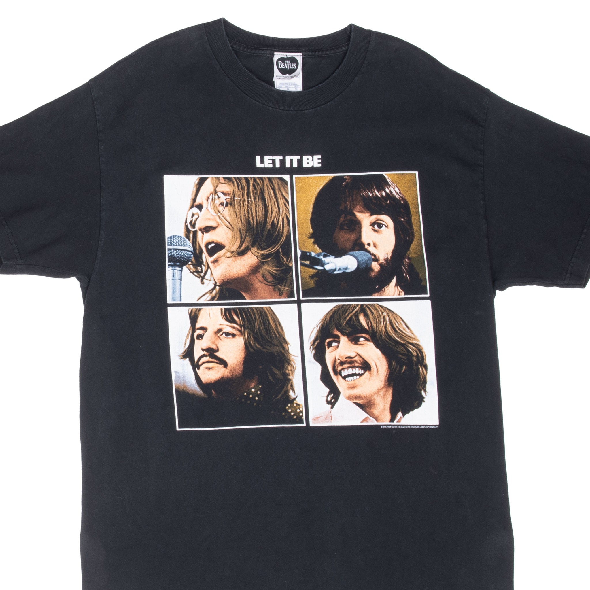 Vintage The Beatles Let It Be 2005 Tee Shirt Size Large