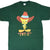 Front of dark green Looney Tunes T-shirt with cowboy Tweety and “TWY IT” graphic