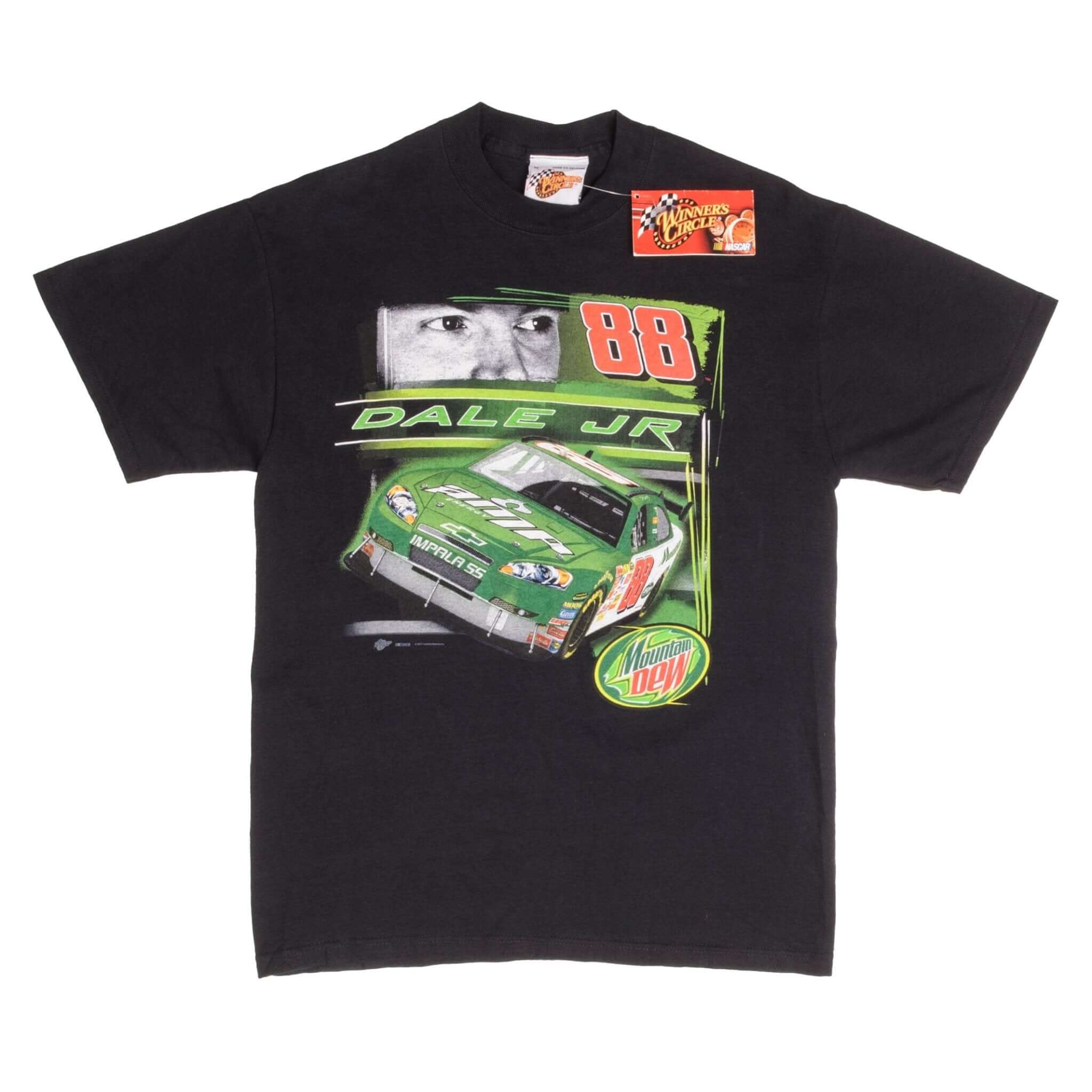 Vintage Nascar Dale Earnhardt Jr Tee Shirt 1999 Size Medium Deadstock With Tags