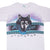Vintage Wolf Animal Print Grey Tee Shirt 1990S Size 2XL With Single Stitch Sleeves