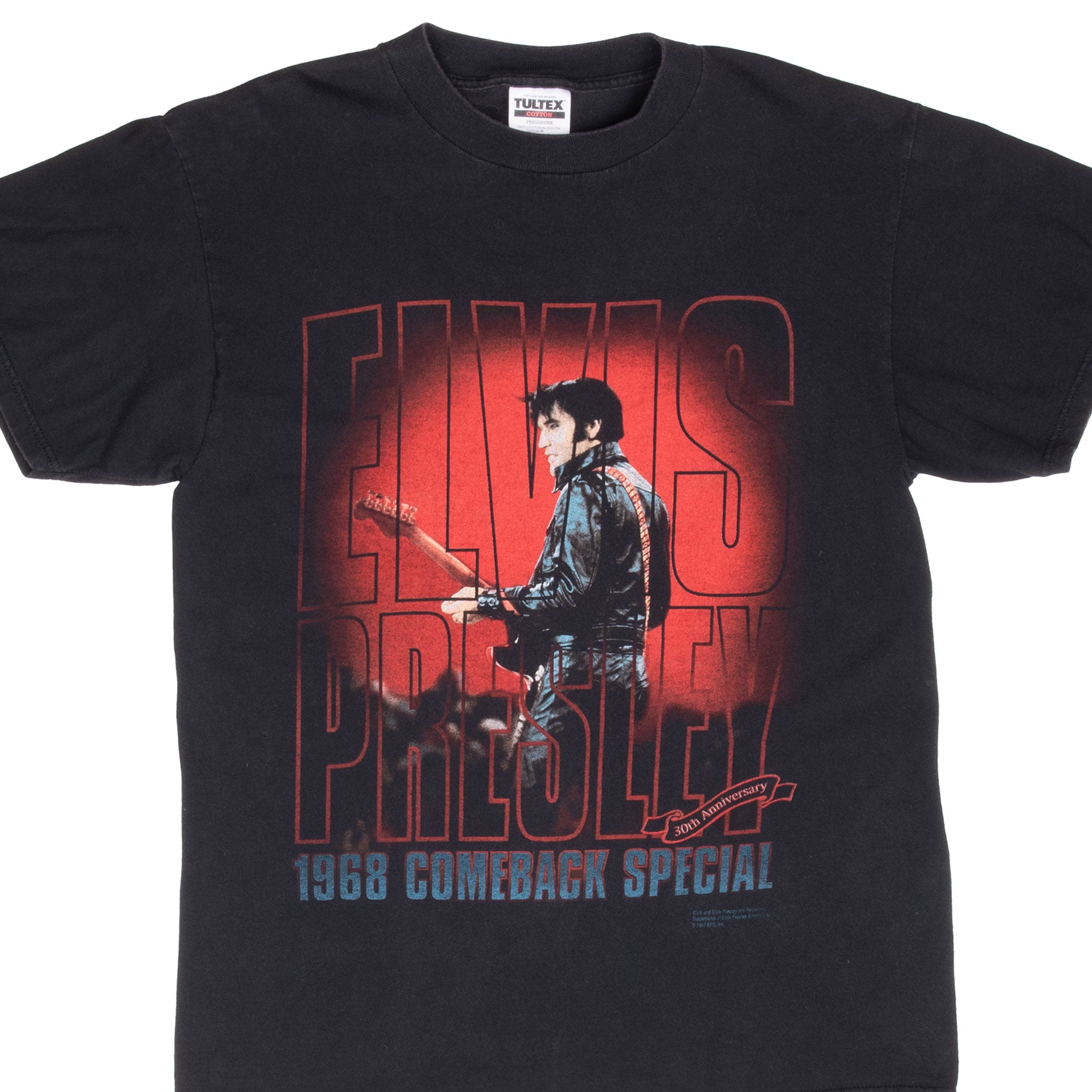 Vintage Elvis Presley Comeback 30Th Anniversary 1997 Tee Shirt Size Medium