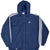 Vintage Adidas Blue Windbreaker Jacket 1990S Size XL Youth(18-20)