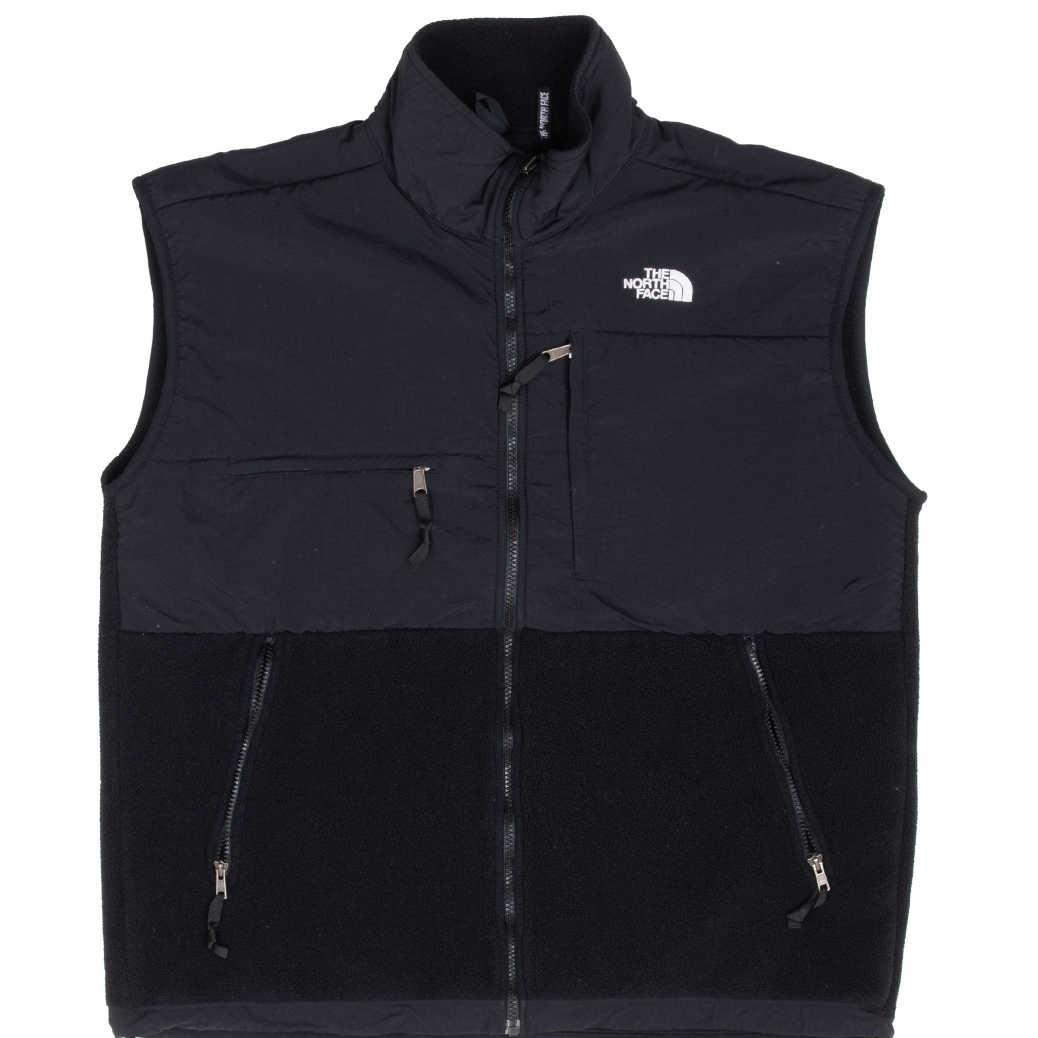 Vintage The North Face Denali Black Fleece Vest Jacket Size XL