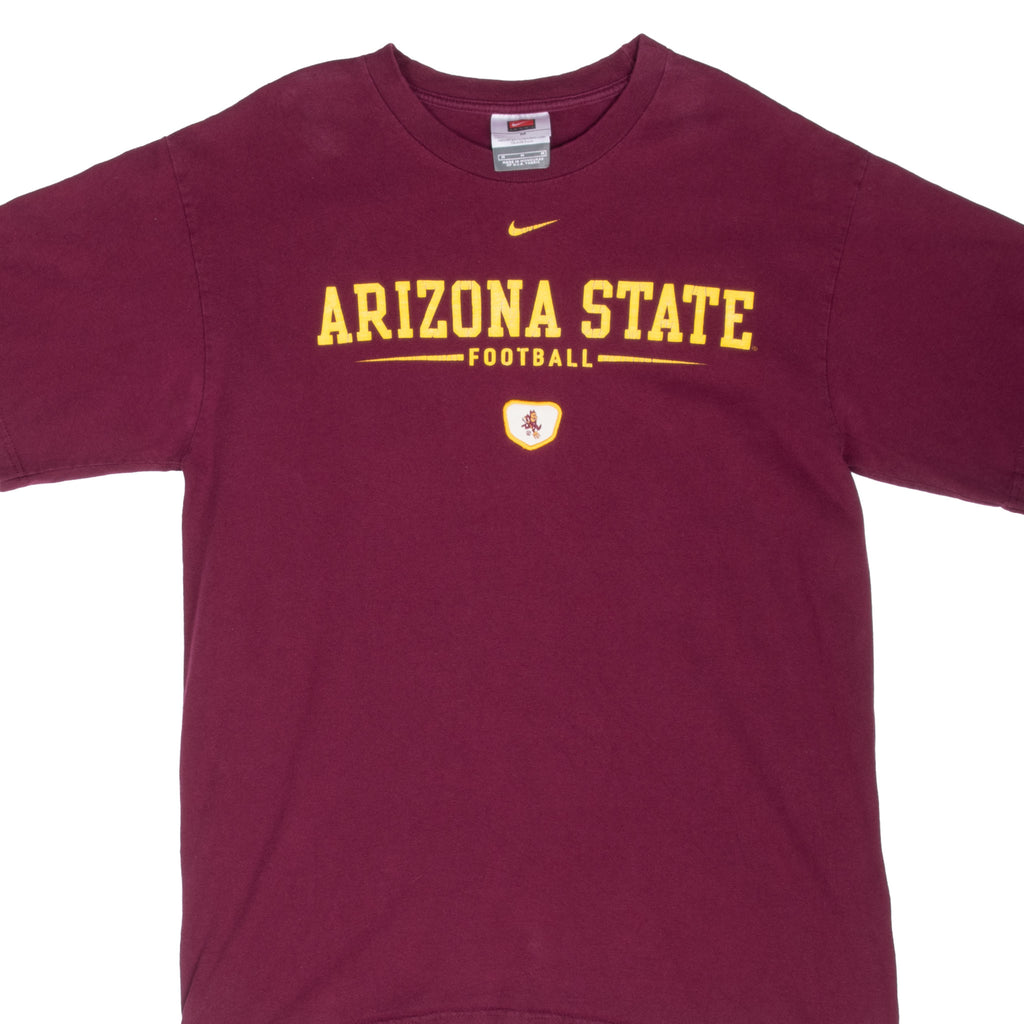 Vintage Ncaa Nike Arizona State Football 2000S Tee Shirt Size Medium