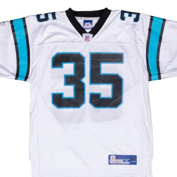 Vintage Nfl Carolina Panthers Eric Shelton #35 Reebok Jersey 2000S Size Medium
