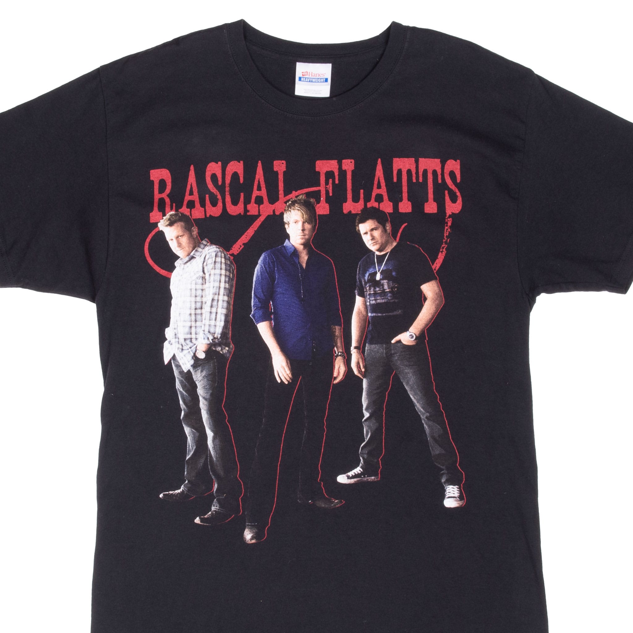 VINTAGE RASCAL FLATTS TOUR 2010 COUNTRY TEE SHIRT MEDIUM