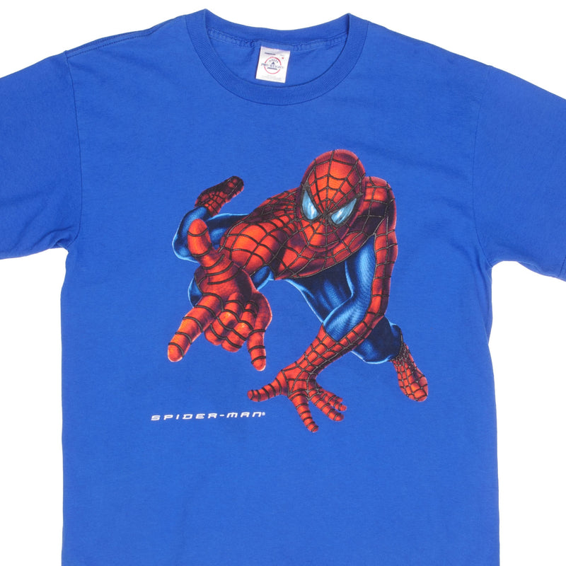 Vintage Spiderman Tee Shirt 2000S Size Medium