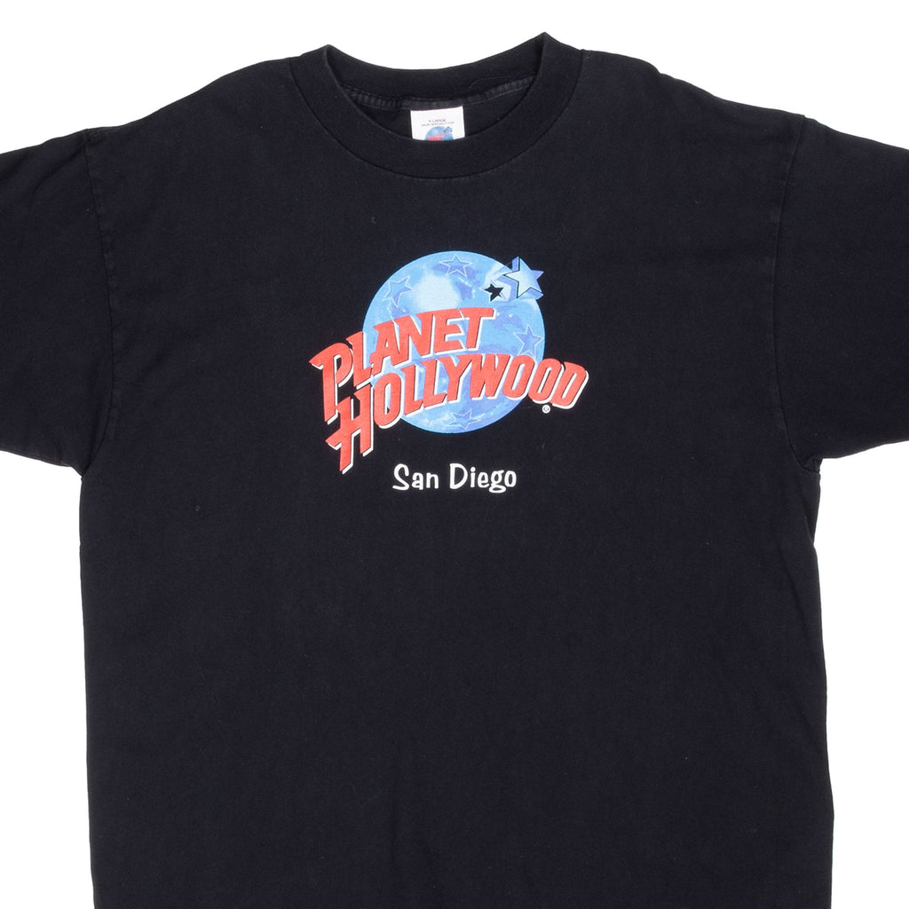 VINTAGE PLANET HOLLYWOOD SAN DIEGO 1990S TEE SHIRT SIZE XL MADE IN USA