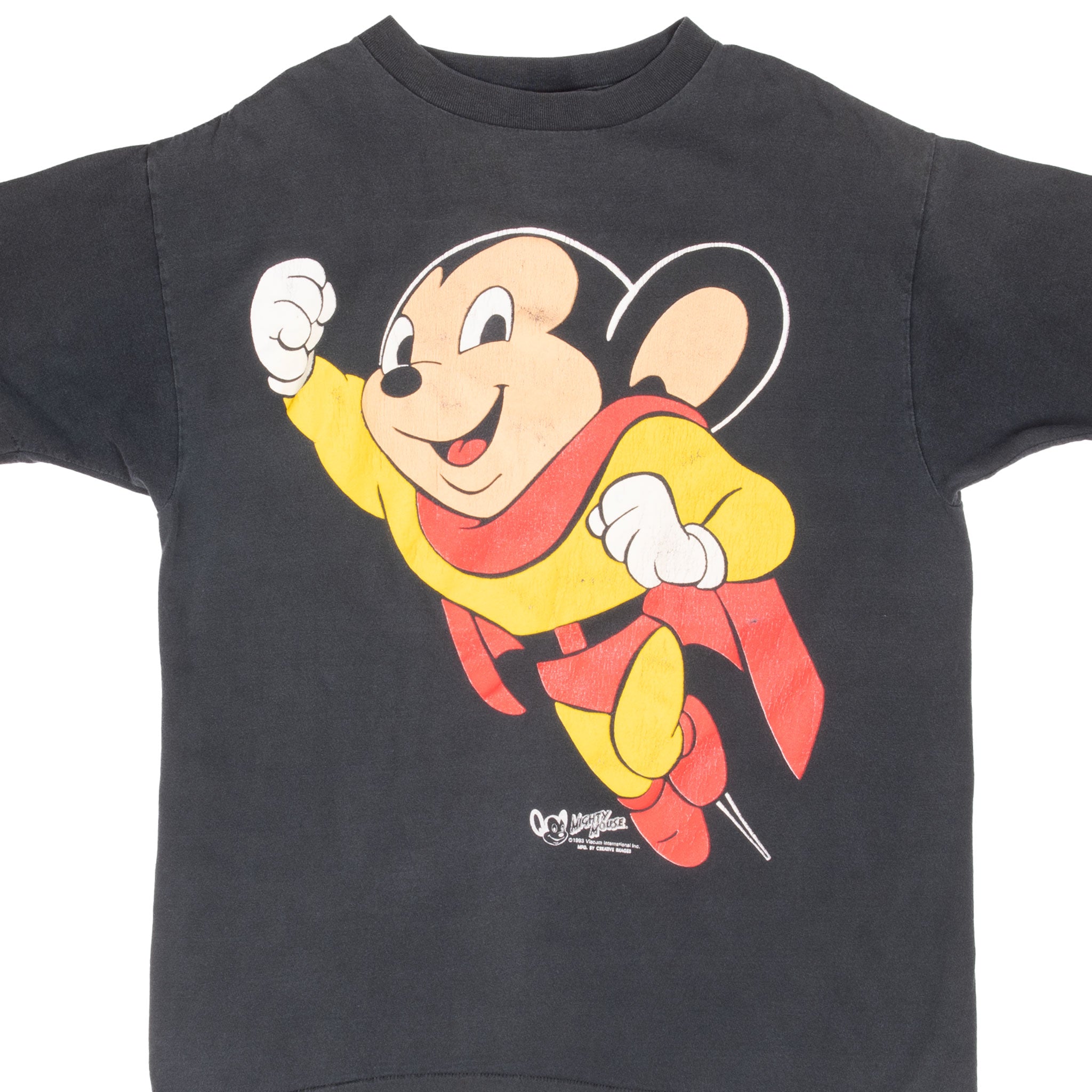 VINTAGE MIGHTY MOUSE TEE SHIRT 1993 LARGE MADE IN USA