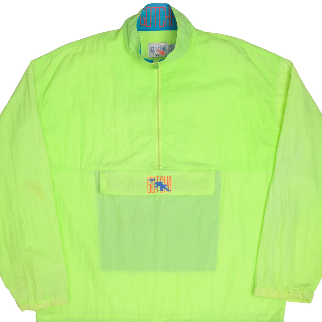 Vintage Gotcha Shell Pullover Jacket 1990S Size XL
