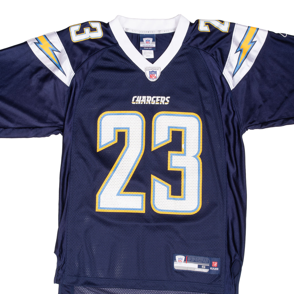 Vintage Nfl San Diego Chargers Jammer #23 Reebok Jersey 2000S Size Small